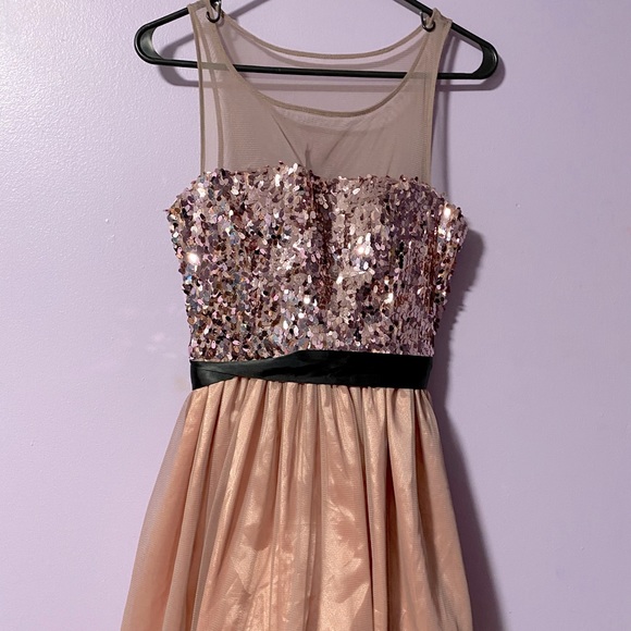 Pretty in Pink Pastel Prom Dress, Brand: Deb - Picture 1 of 5
